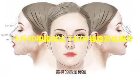十斤40抽脂对比 140斤抽脂对比照片